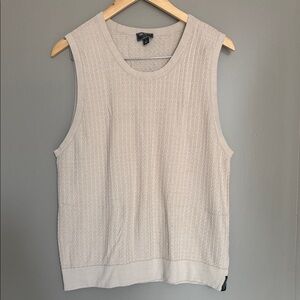 Todd Snyder Cream Muscle Tee - Silk Cotton Blend